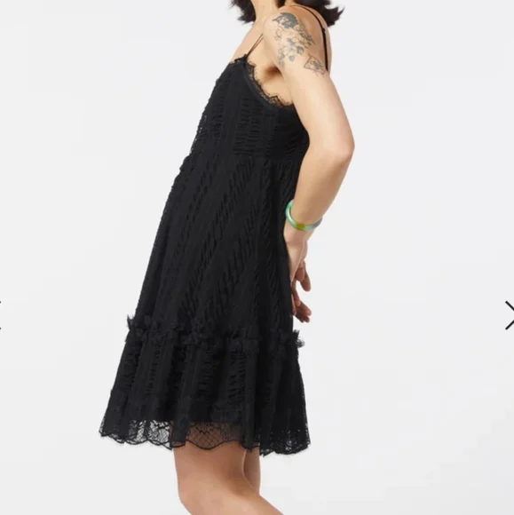 Dangerfield goth hook and eyelet babydoll dress BNWT gothic killstar like - Picture 6 of 7